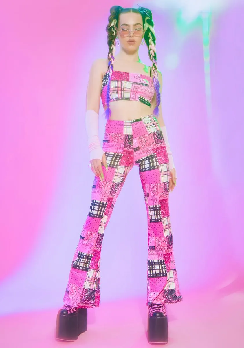 Kick It With You Flare Pants sold by Dolls Kill product image thumbnail 3