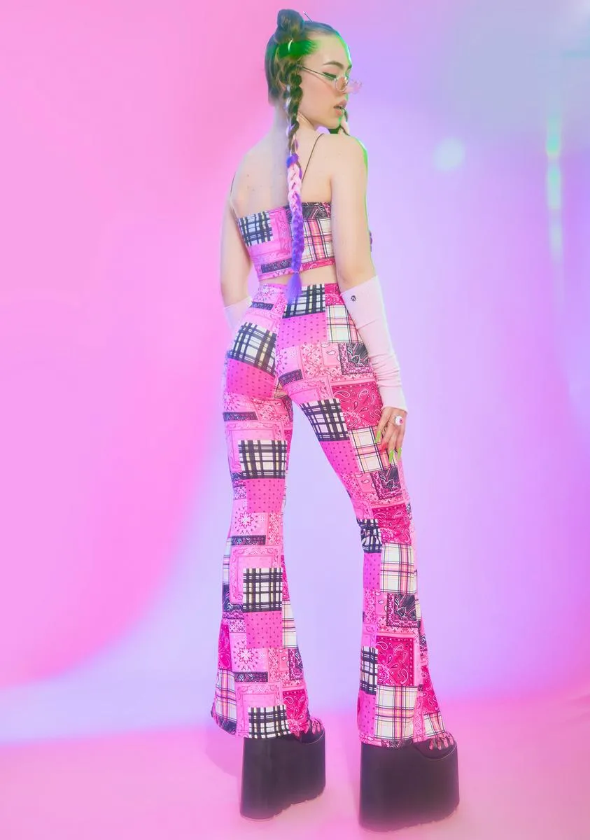 Kick It With You Flare Pants sold by Dolls Kill product image thumbnail 4