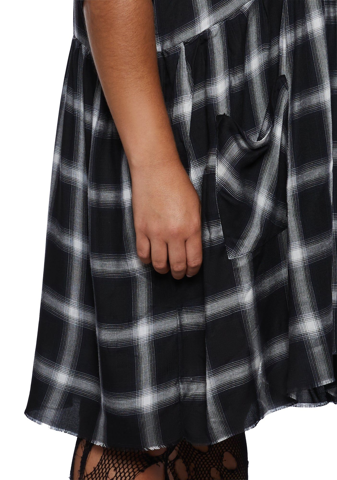 Plus Not Your Babydoll Plaid Dress sold by Dolls Kill product image thumbnail 2