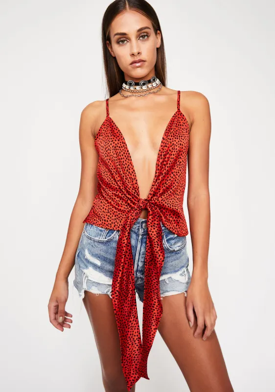 Savage Lookz Leopard Blouse sold by Dolls Kill