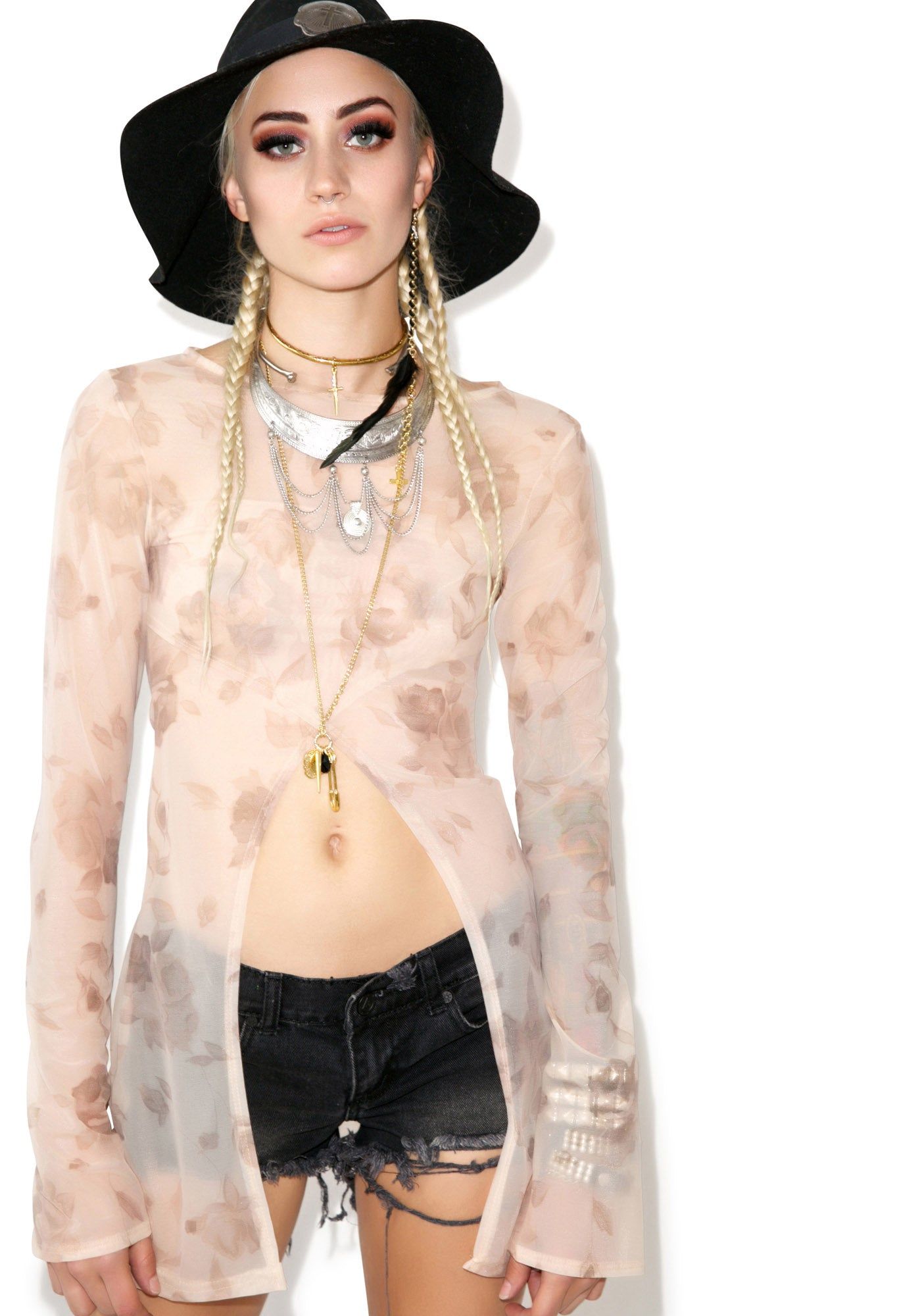 Floral Getaway Dress sold by Dolls Kill product image thumbnail 4