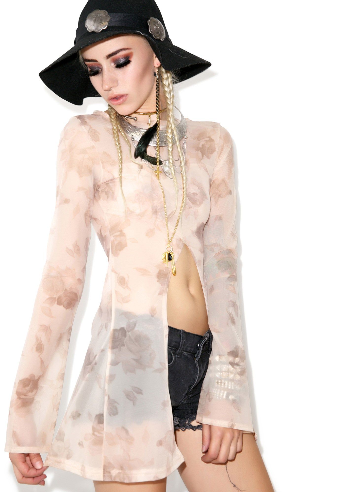 Floral Getaway Dress sold by Dolls Kill product image thumbnail 5