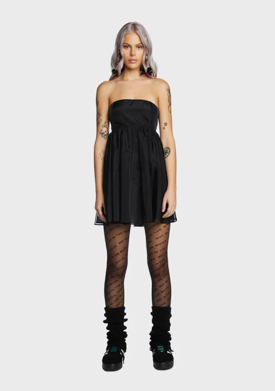 Dark The Dance Routine Mini Dress sold by Dolls Kill