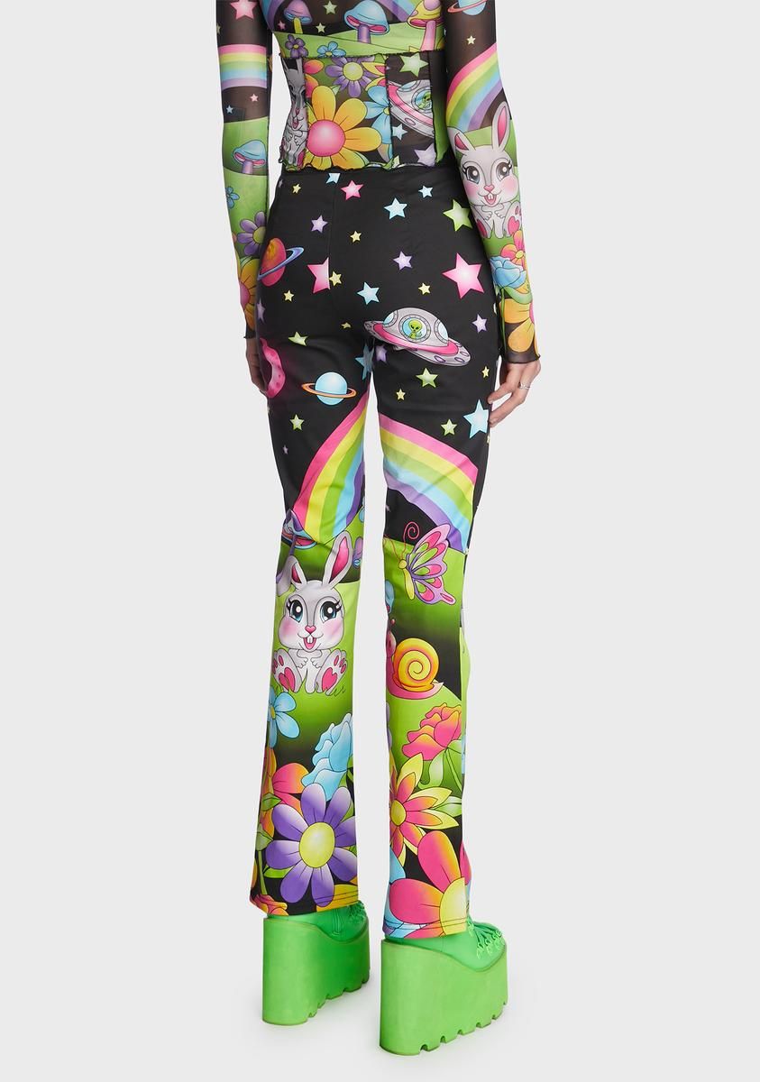 Happy Planet Graphic Pants sold by Dolls Kill product image thumbnail 5