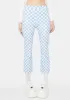 Wavy Clash Chic Flare Pants sold by Dolls Kill