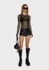 Valley Of Thunder Fishnet Top sold by Dolls Kill