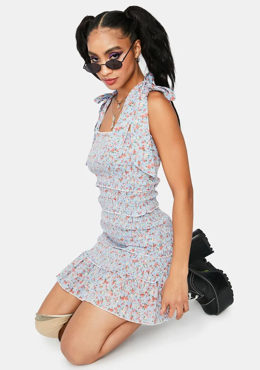 Sky Love What Matters Floral Mini Dress sold by Dolls Kill product image thumbnail 2