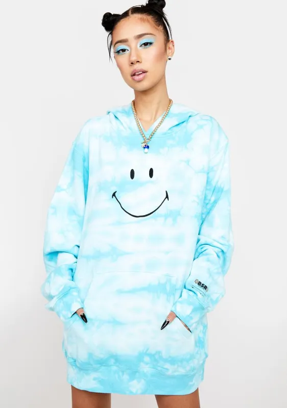 X Smiley Embroidered Hoodie sold by Dolls Kill