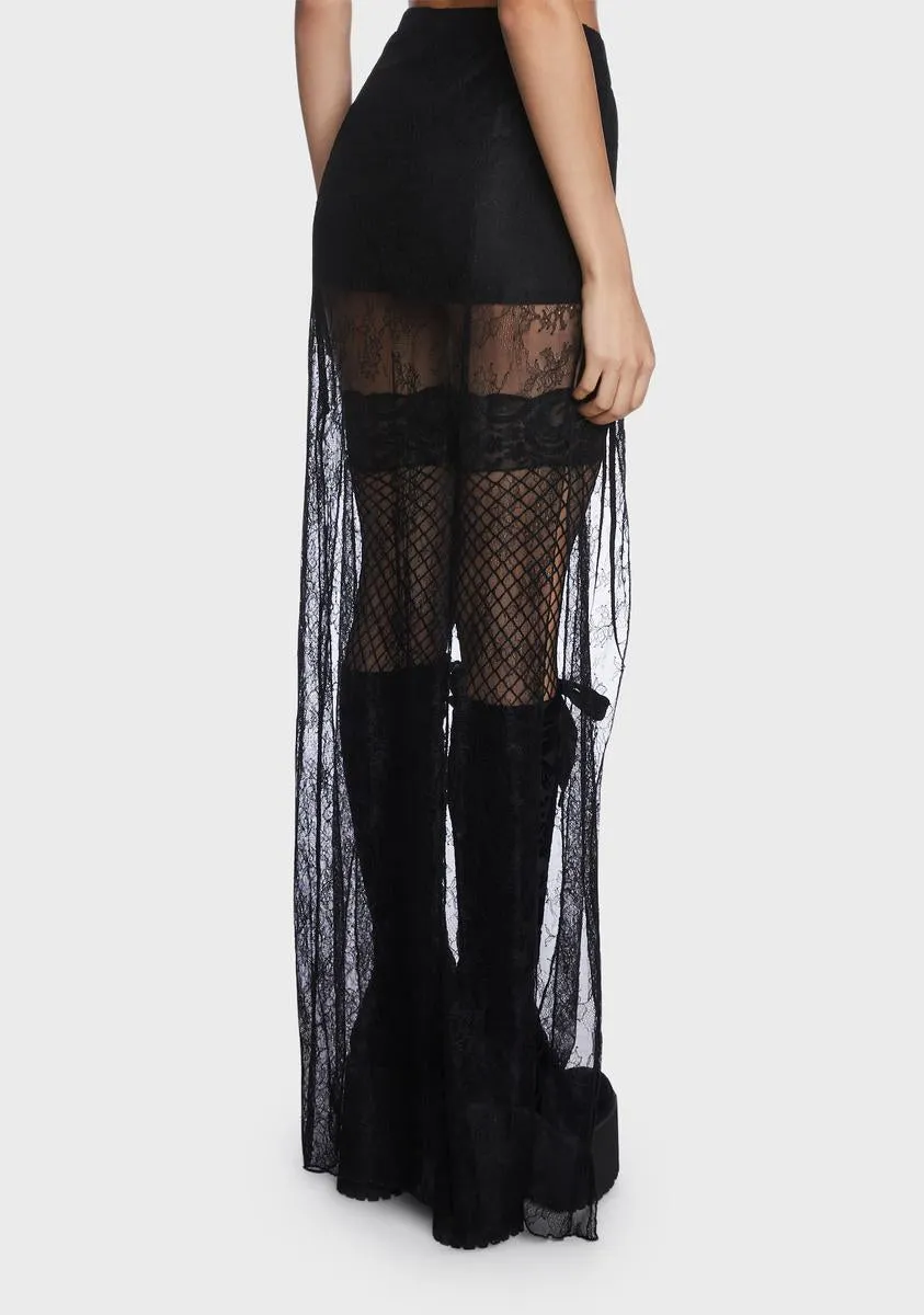 Mourning Soul Maxi Skirt sold by Dolls Kill product image thumbnail 4