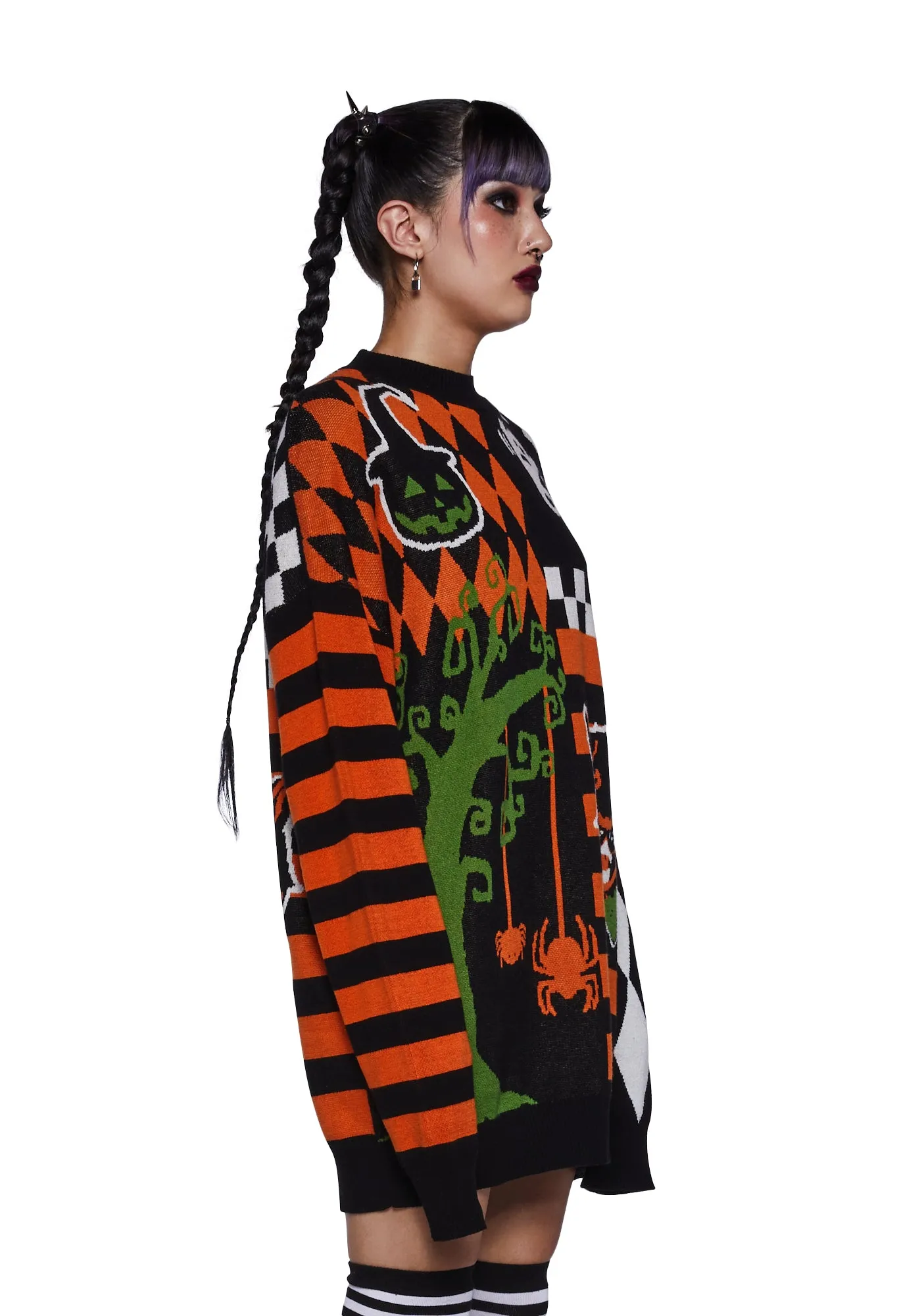 Timeless Tricks Oversized Sweater sold by Dolls Kill product image thumbnail 3