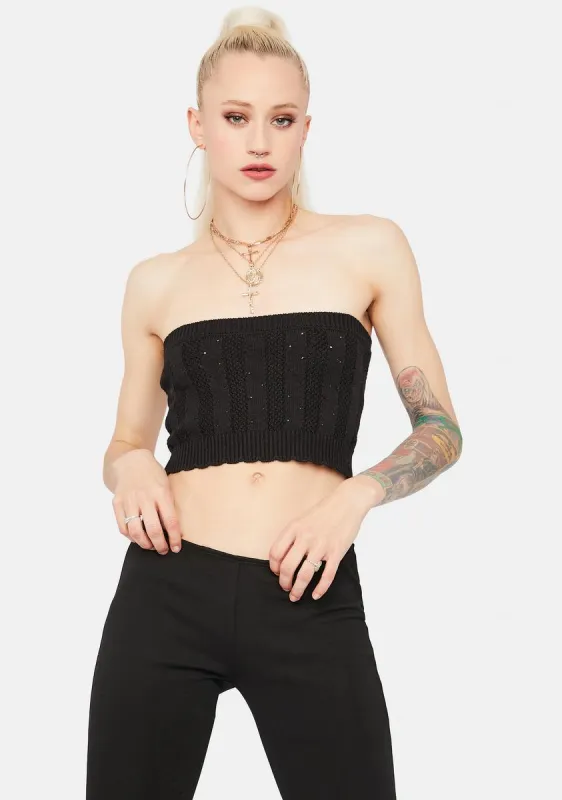 Block Your Number Tube Top sold by Dolls Kill