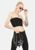 Block Your Number Tube Top sold by Dolls Kill