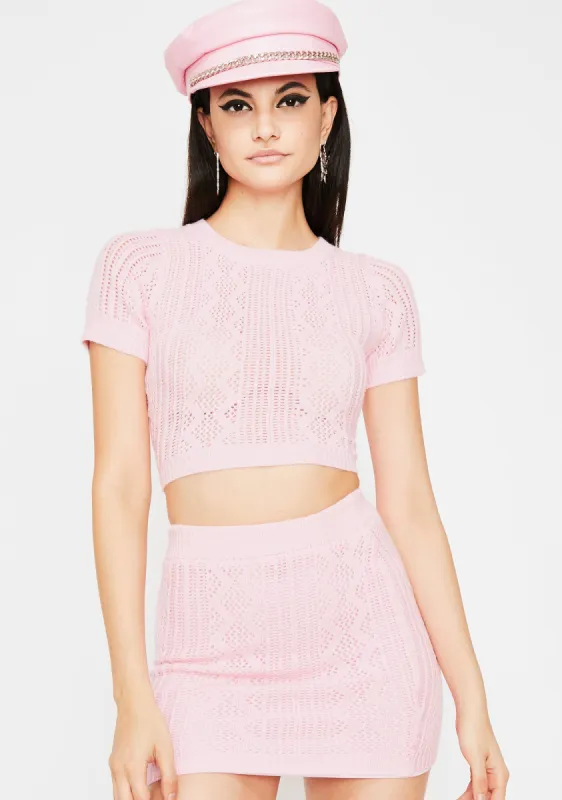 BB Outta My Mentions Sweater Set sold by Dolls Kill