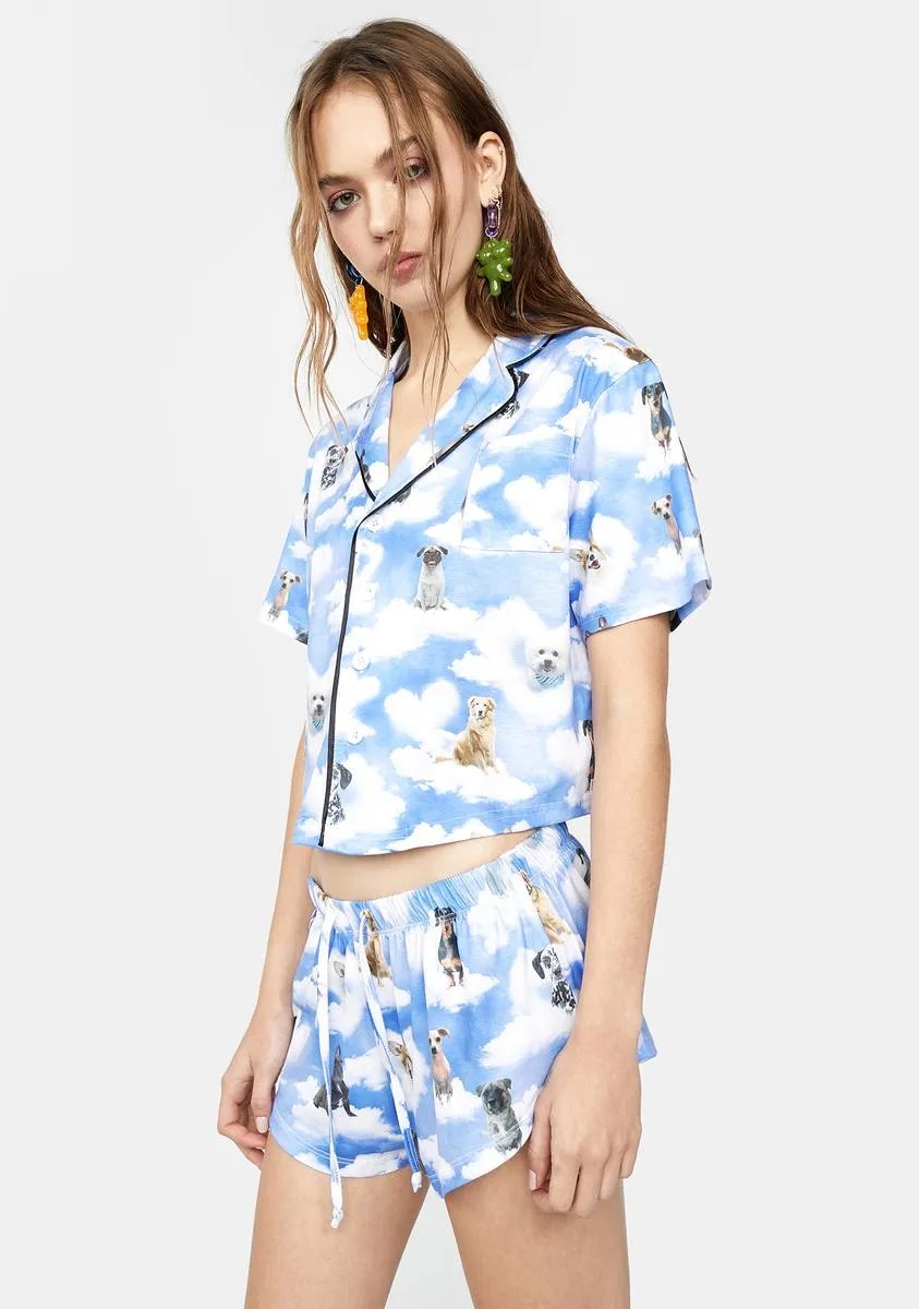 All Dogs Go To Heaven Pajama Set sold by Dolls Kill product image thumbnail 2