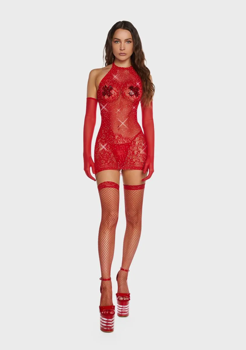 Come Closer Bodystocking Dress sold by Dolls Kill product image thumbnail 3