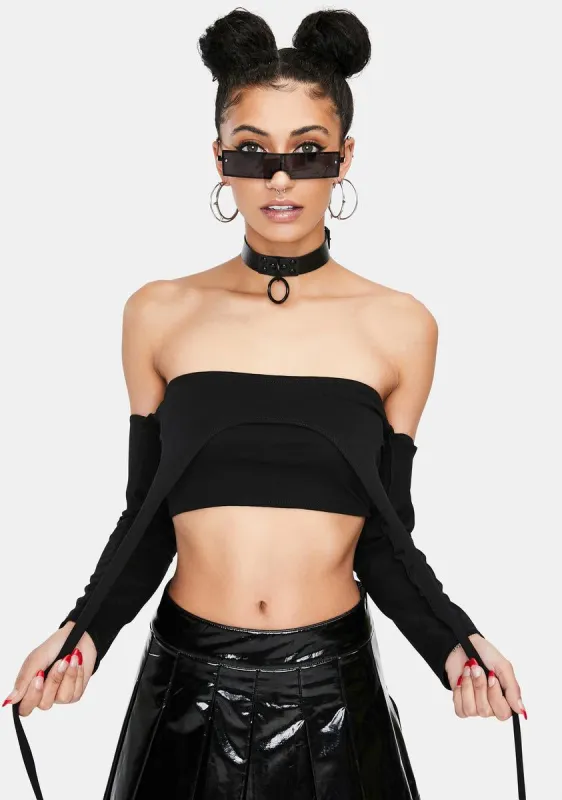 Never Enough Bandeau Top sold by Dolls Kill