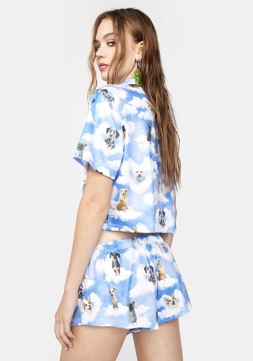 All Dogs Go To Heaven Pajama Set sold by Dolls Kill product image thumbnail 4