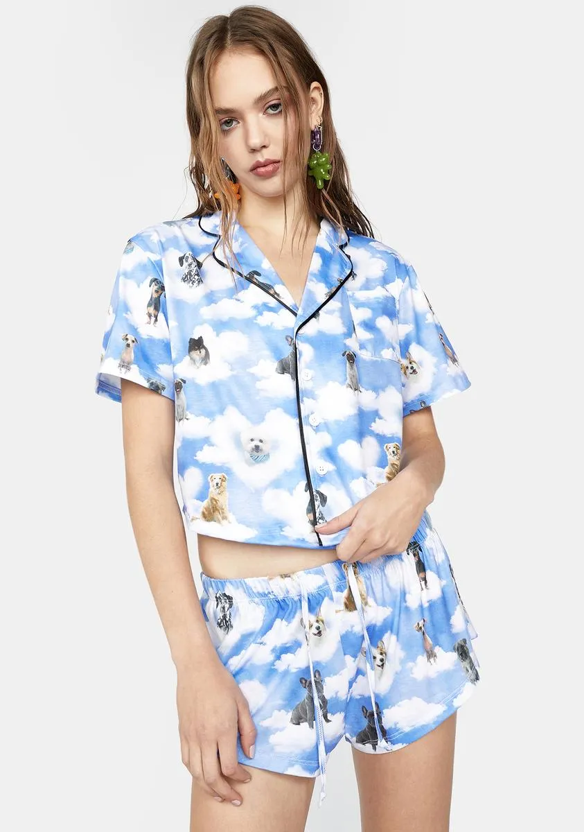 All Dogs Go To Heaven Pajama Set sold by Dolls Kill