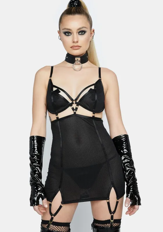 No Doubts Tonight Garter Slip sold by Dolls Kill