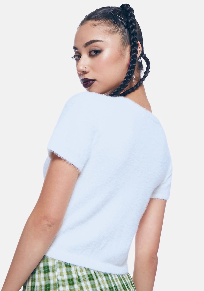 Fluffy Knit Tee sold by Dolls Kill product image thumbnail 4