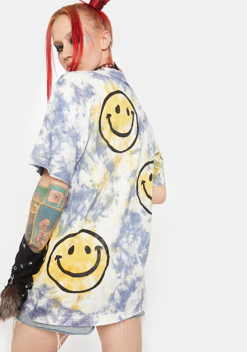 x Smiley Sun Dye Tee sold by Dolls Kill product image thumbnail 4