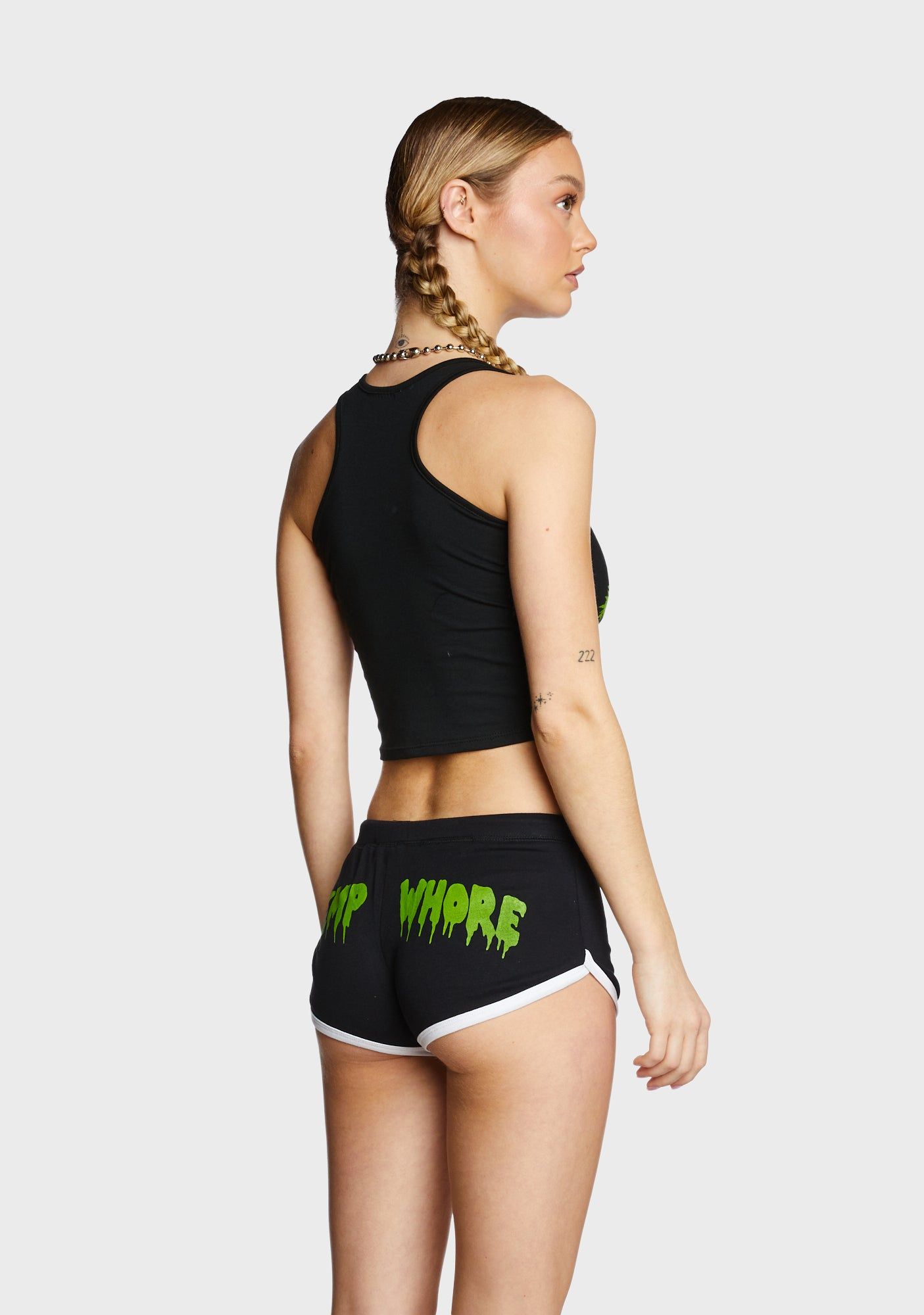 420 Racerback Crop Tank sold by Dolls Kill product image thumbnail 4