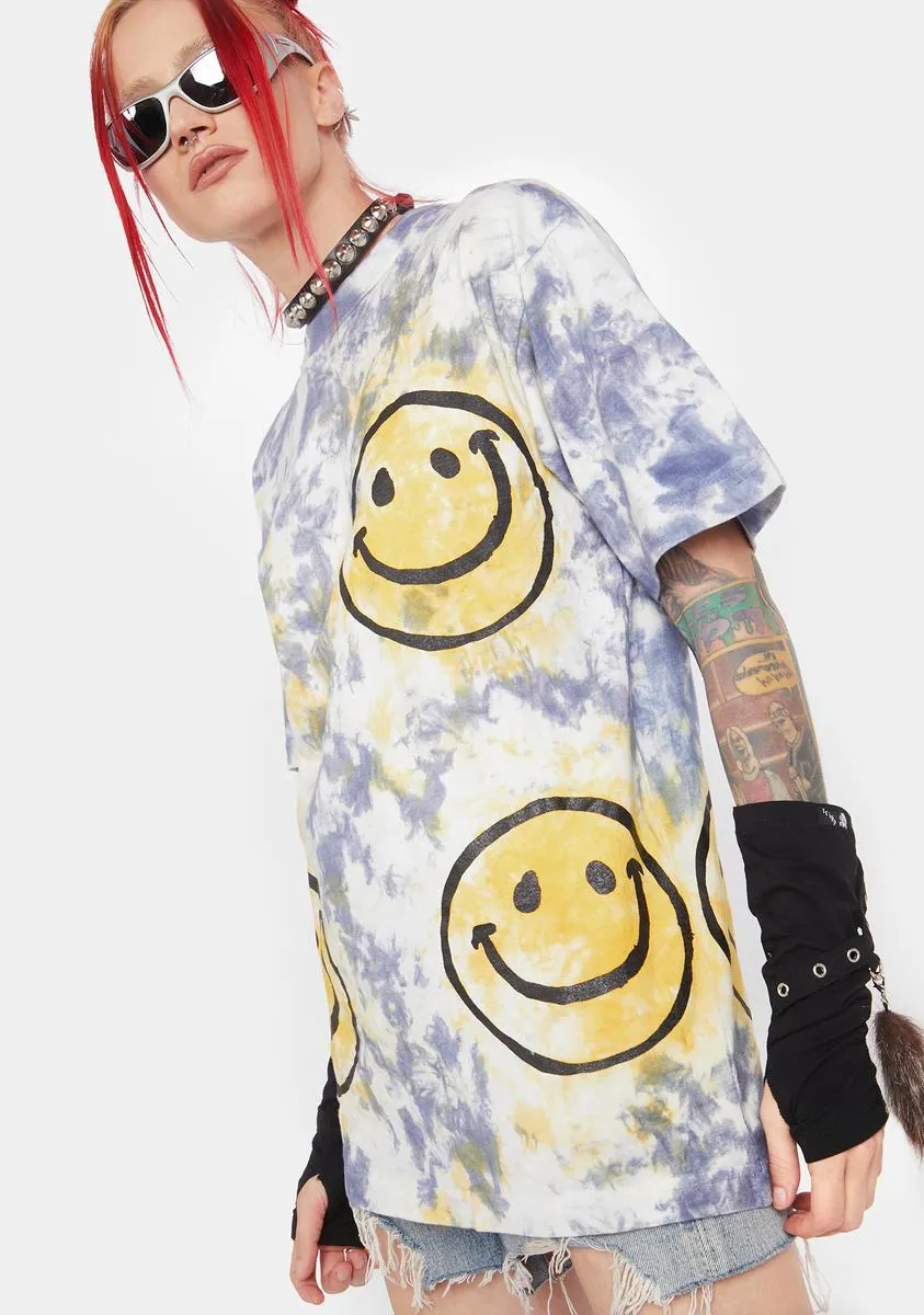 x Smiley Sun Dye Tee sold by Dolls Kill product image thumbnail 2