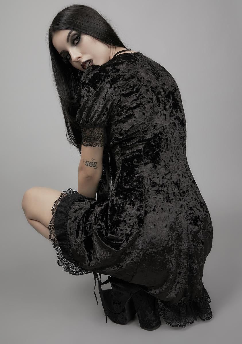 Abandon All Hope Babydoll Dress sold by Dolls Kill product image thumbnail 4