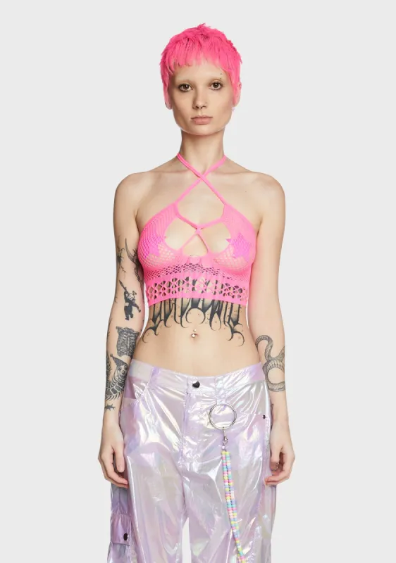 Fallen Angel Lace Top sold by Dolls Kill