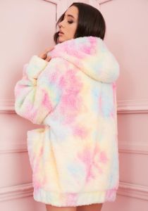 Angel For Hire Hooded Sherpa Jacket sold by Dolls Kill