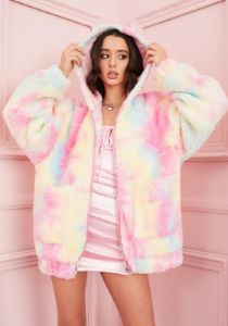 Angel For Hire Hooded Sherpa Jacket sold by Dolls Kill