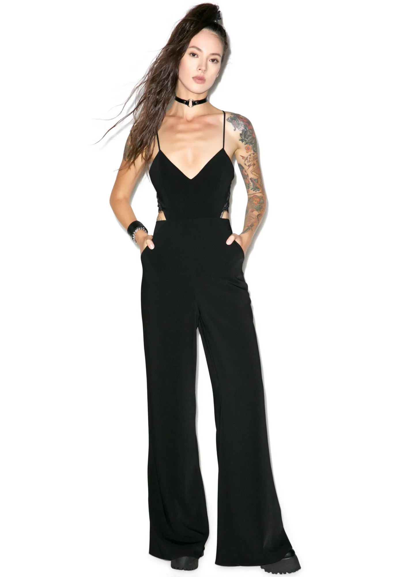 Analog Lace Jumper sold by Dolls Kill