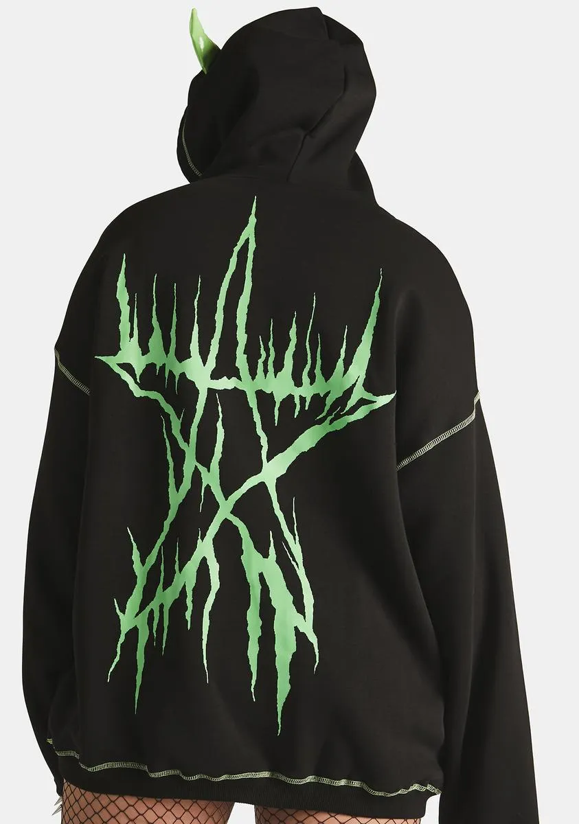 Plus Bad Bearz Graphic Hoodie sold by Dolls Kill product image thumbnail 4