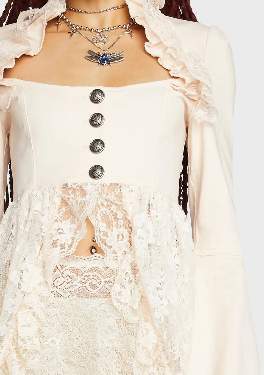 With Bated Breath Bustle Jacket sold by Dolls Kill product image thumbnail 2