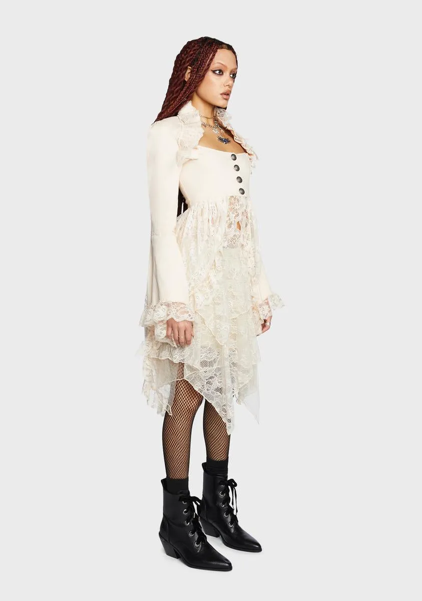 With Bated Breath Bustle Jacket sold by Dolls Kill product image thumbnail 3