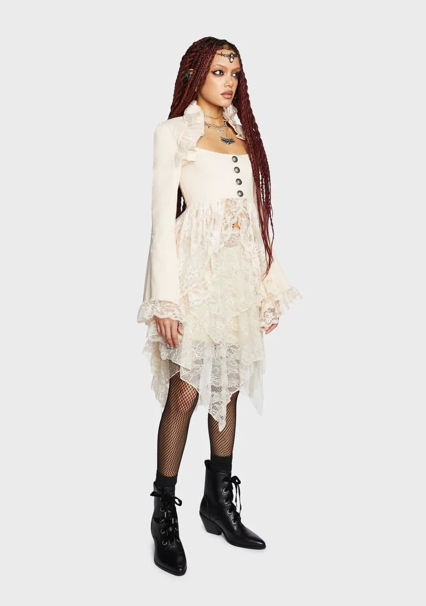 With Bated Breath Bustle Jacket sold by Dolls Kill product image thumbnail 5