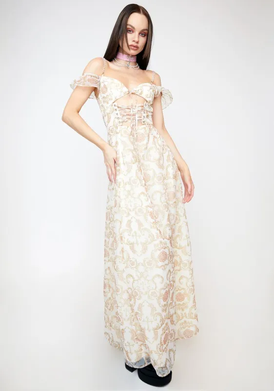 Laws Of Luxury Maxi Dress sold by Dolls Kill