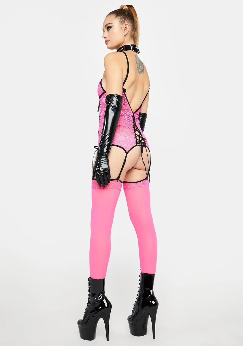 Language Lessons Lingerie Set sold by Dolls Kill product image thumbnail 4