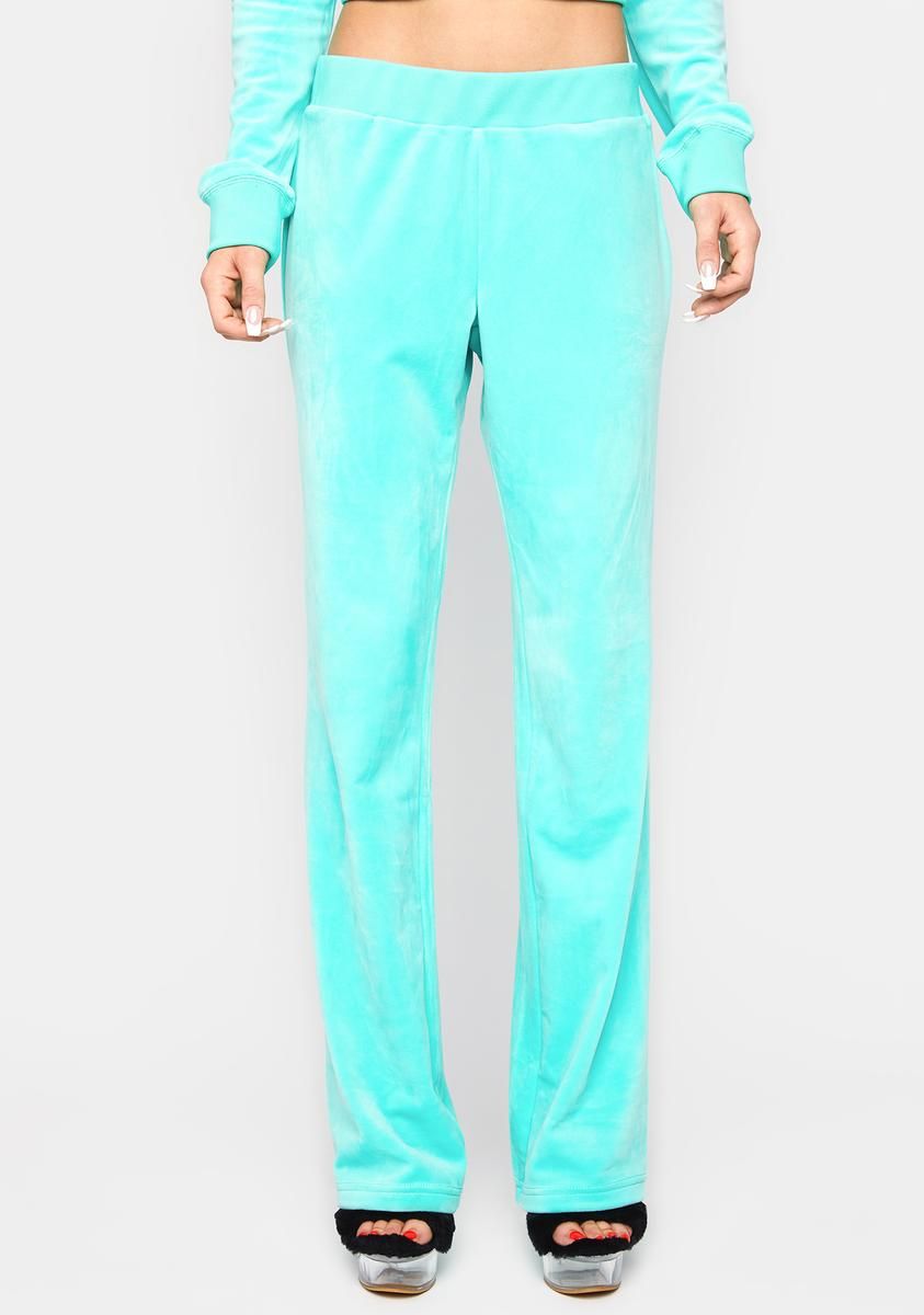 OG Big Bling Velour Track Pants sold by Dolls Kill