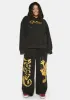 Plus Good Cat Bad Cat Fleece Hoodie sold by Dolls Kill