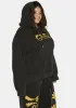 Plus Good Cat Bad Cat Fleece Hoodie sold by Dolls Kill