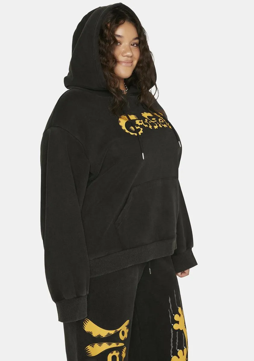 Plus Good Cat Bad Cat Fleece Hoodie sold by Dolls Kill product image thumbnail 4