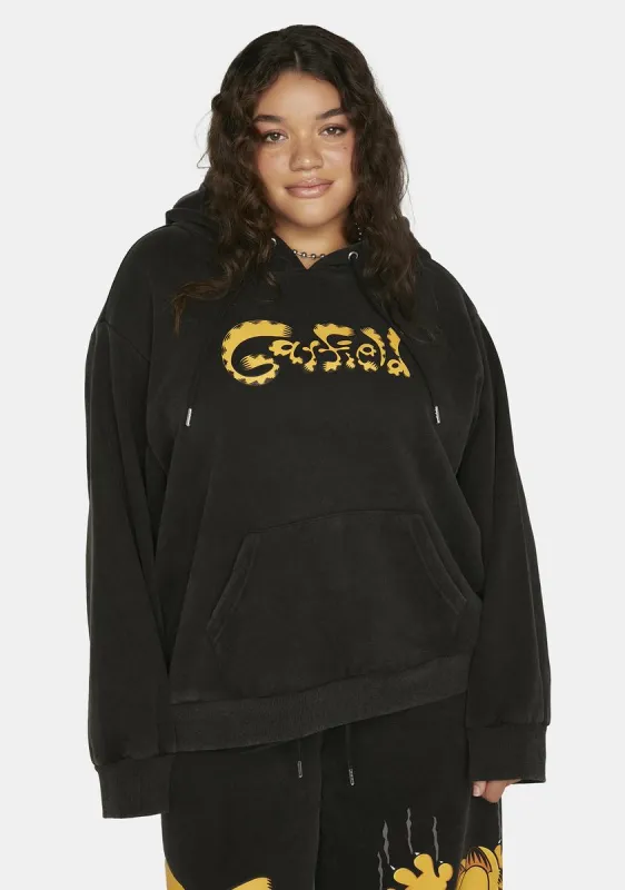 Plus Good Cat Bad Cat Fleece Hoodie sold by Dolls Kill