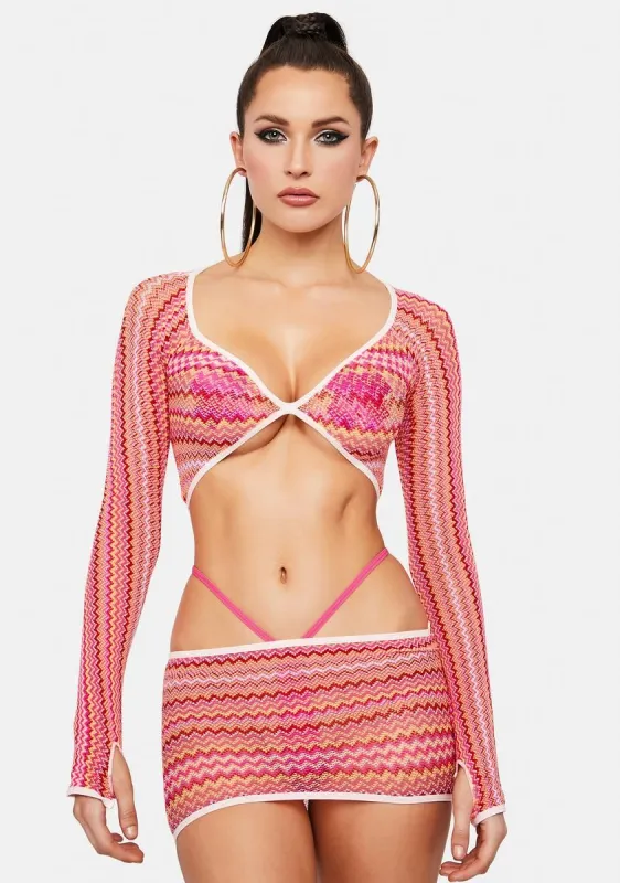 Candy Take You Higher Fishnet Set sold by Dolls Kill