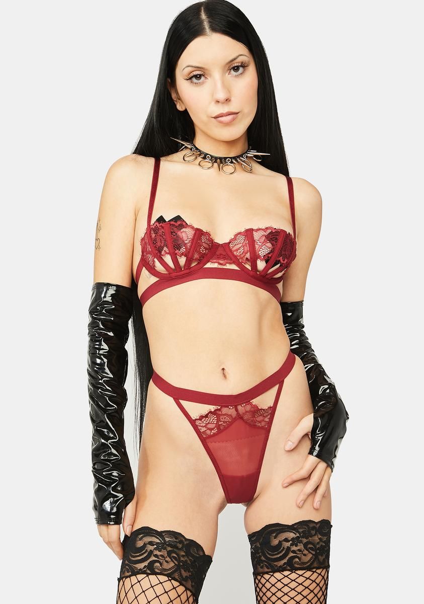 Ruby Sidney Thong sold by Dolls Kill