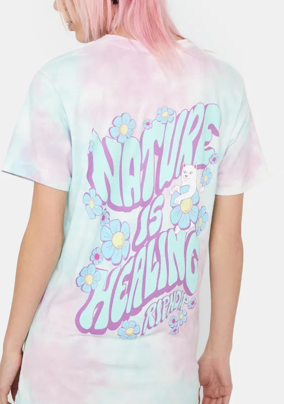 Nature Is Healing Graphic Tee sold by Dolls Kill