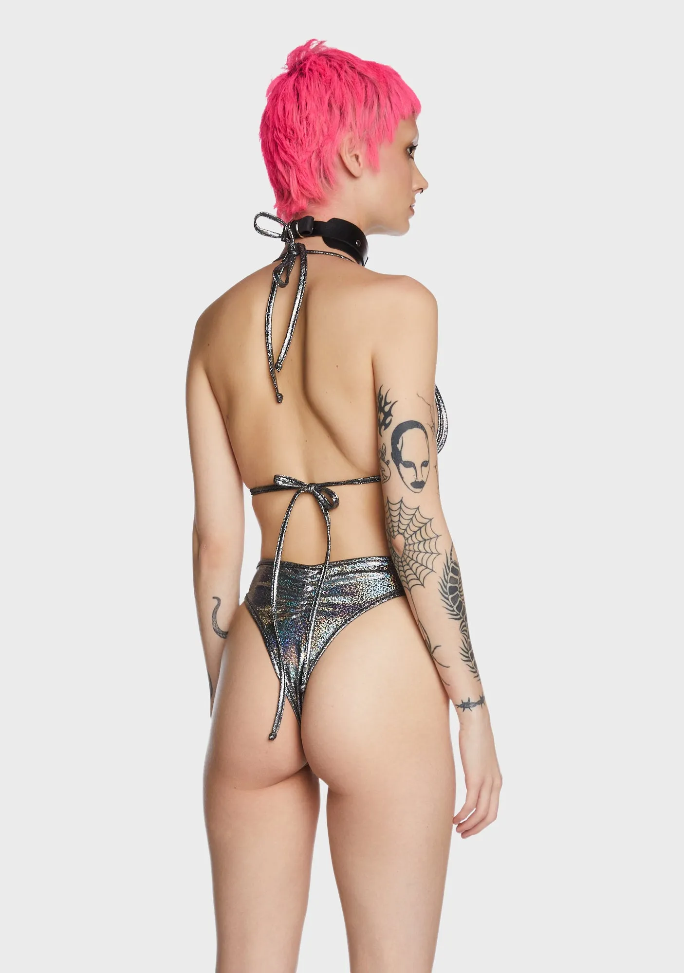 Hologram Triangle Bikini Top sold by Dolls Kill product image thumbnail 5