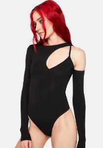 Cut Out Bodysuit sold by Dolls Kill