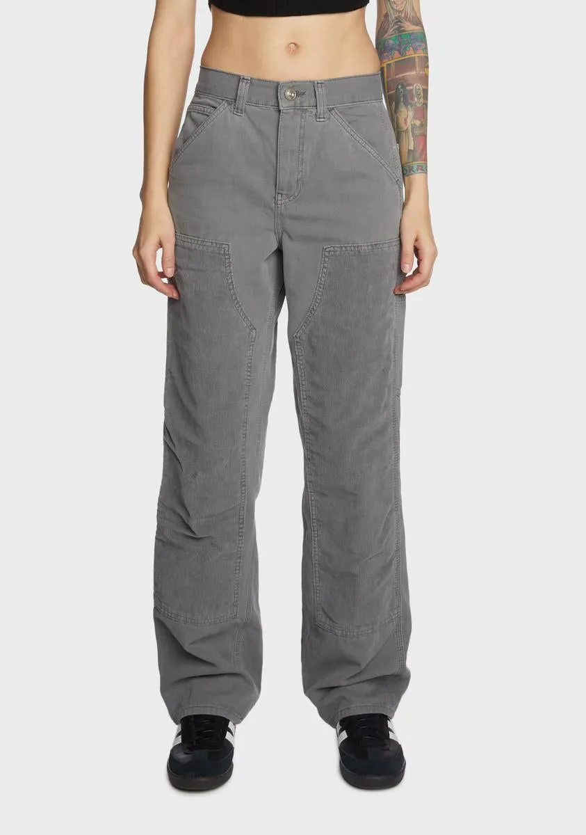 Cord Panel Carpenter Pants sold by Dolls Kill
