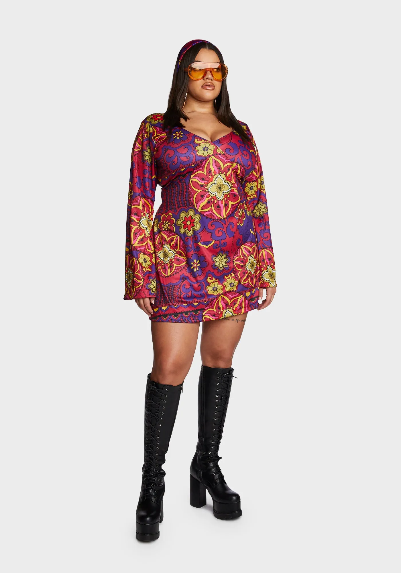 Plus Peace And Love Hippie Costume sold by Dolls Kill product image thumbnail 5